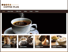 Tablet Screenshot of coffeeplus.bmkdesign.com